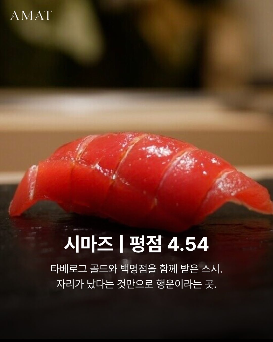 시마즈 — 도쿄 타베로그 맛집 카드뉴스