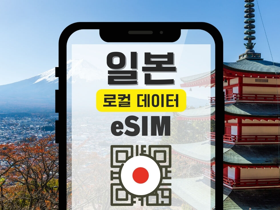 [20% 할인] 일본 KDDI(au) 5G 로컬 무제한 데이터 이심(eSIM)