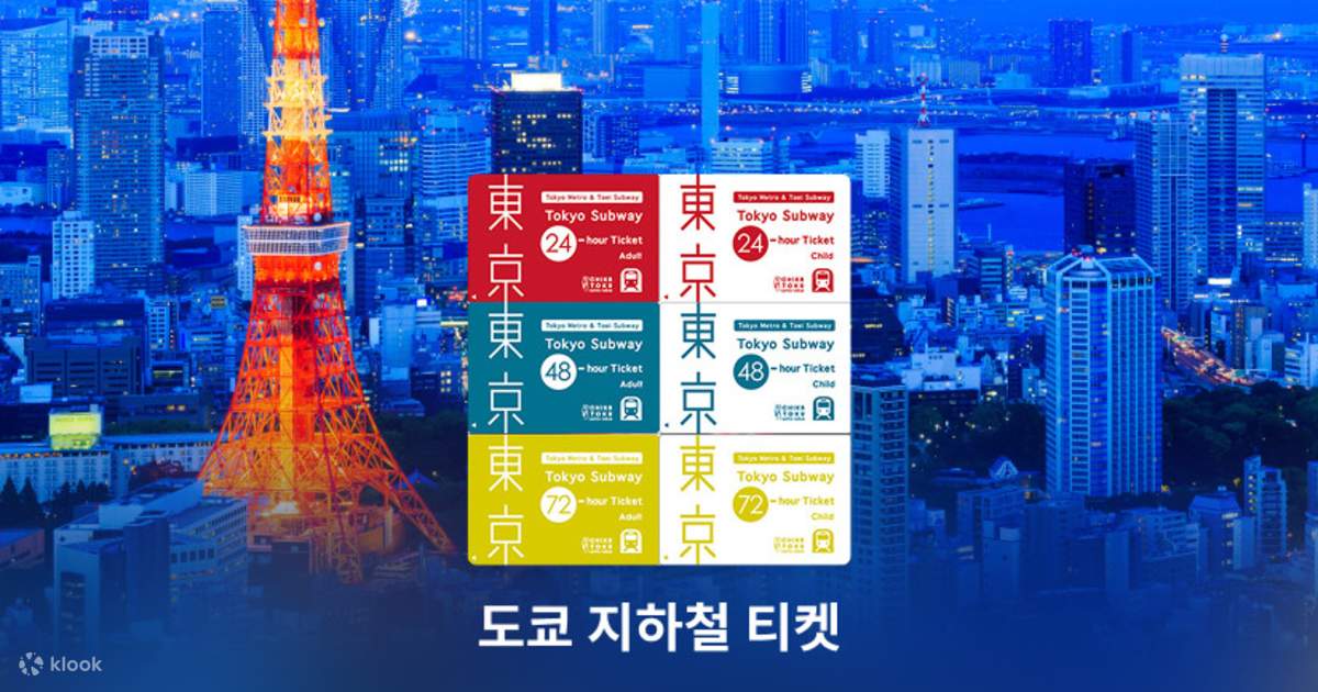 도쿄 지하철 티켓