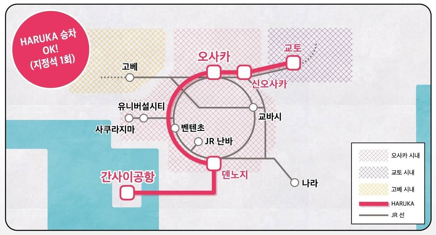 하루카 특급열차 티켓 상품 사진 2
